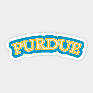 Stranger Things Purdue Sticker